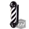 Đèn xoay Barber Pole Stripes Black version 76 cm