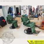 Ghế cắt tóc cao cấp Prince Barber Chair 03 màu xanh
