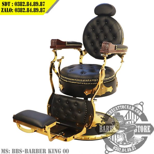 Ghế cắt tóc nam BBS-King Barber chair 00 với thiết kế tinh xảo
