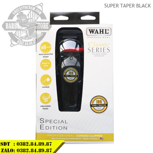 Tông đơ Wahl Super Taper Black