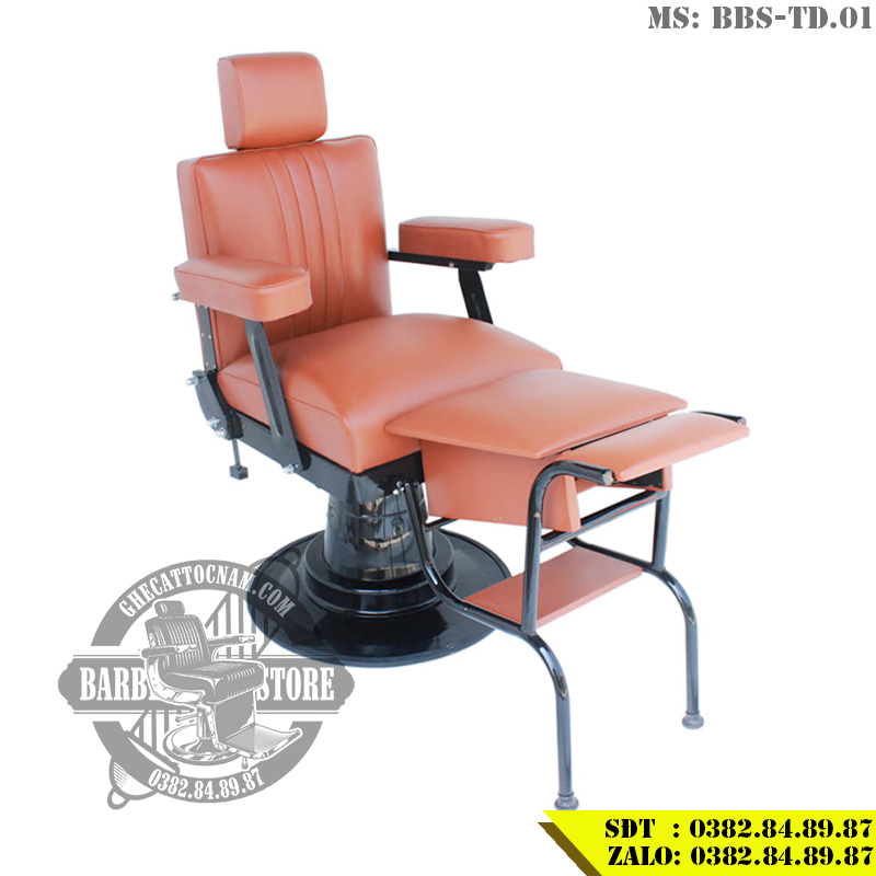 Ghế Barber BBS-TD 01 màu nâu cam